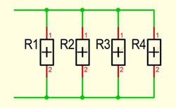 Parallelschaltung von Widerständen