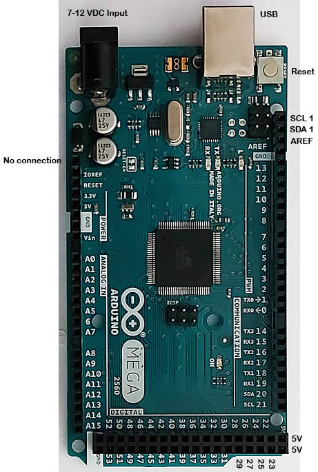 Arduino Mega Pinbelegung