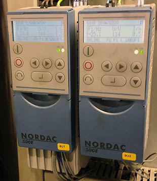 Nordac 500e im Betrieb