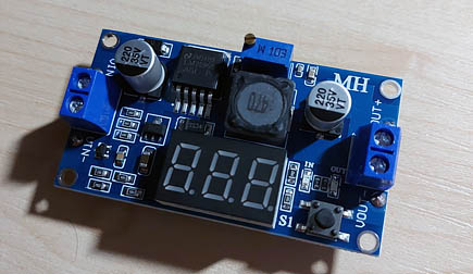 Modul mit LM2596 und Anzeige