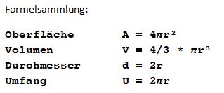 Formelsammlung