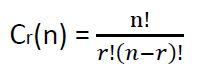 Kombinationen ohne Wiederholung - Formel