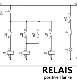 Positive Flanke mit relais