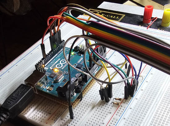 Testschaltung-Verdrahtung