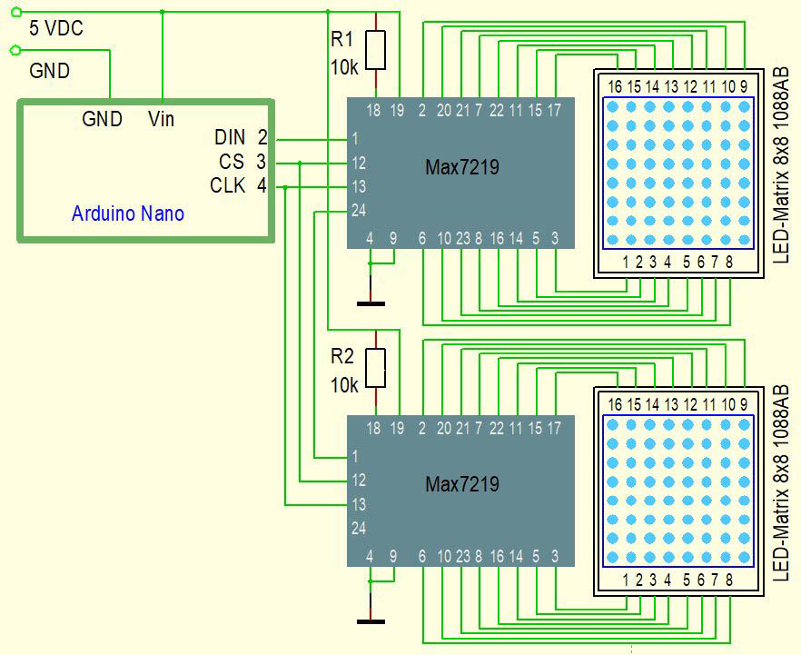 Max7219 arduino. Max7219 Arduino 7 сегментный индикатор. Max7219-Matrix. Max7219 8x8 led Matrix схема. Часы на max7219 Arduino.