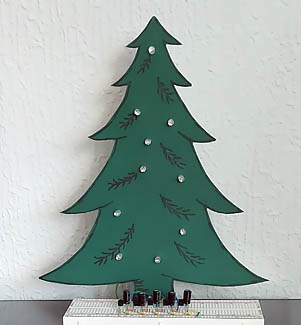 Weihnachtsbaum mit LEDs