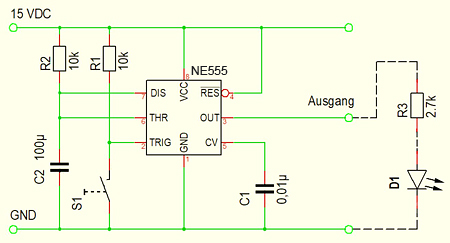 NE555 als Impulsgeber