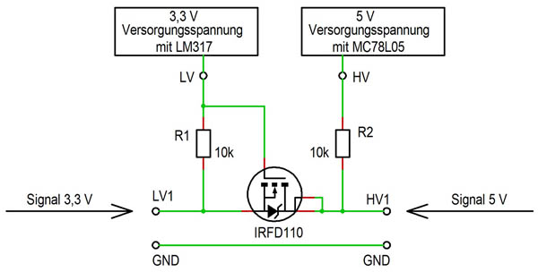 Test-Schaltplan