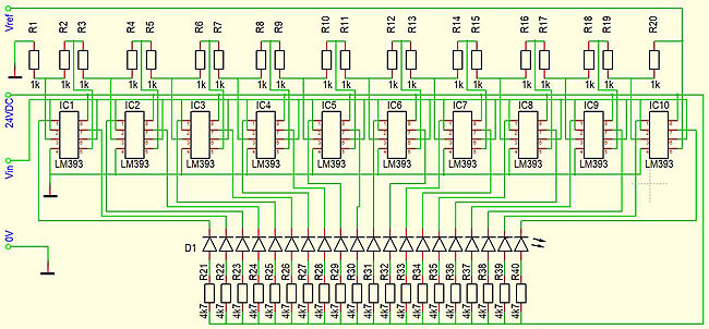 spannungsmessung lm393 schaltplan