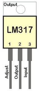 LM317 Pinbelegung