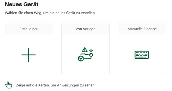Neues Gerät