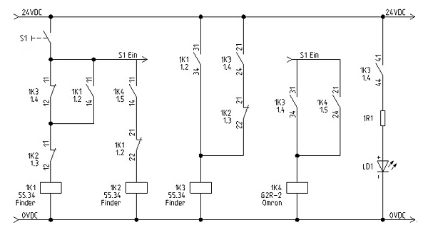 Impulsschalter (Schema)