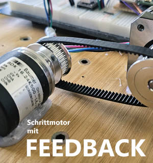 Schrittmotor mit Feedback