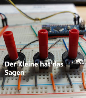 Der Kleine hat das Sagen