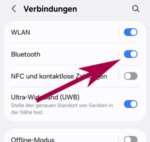 Bluetooth aktivieren