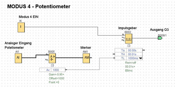 Frequenzbestimmung mit einem Potetiometer