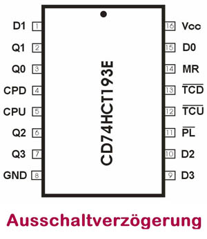 Ausschaltverzoegerung mit CD74HCT193E