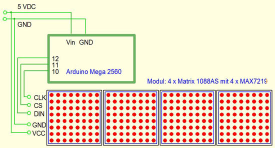 4fach_matrix_max7219_schaltplan