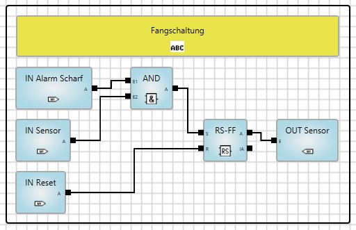 Sensor Fangschaltung