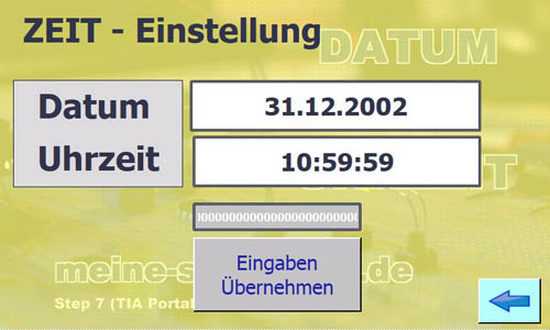 Zeit Einstellungen