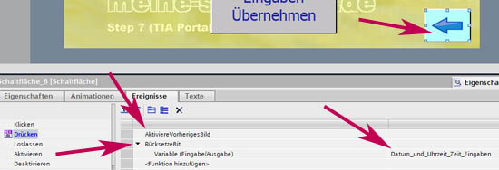 Einstellungen Ende