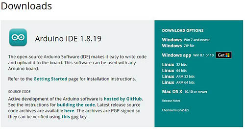 Arduino IDE herunterladen