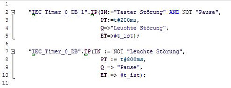 Taktgenerator in SCL